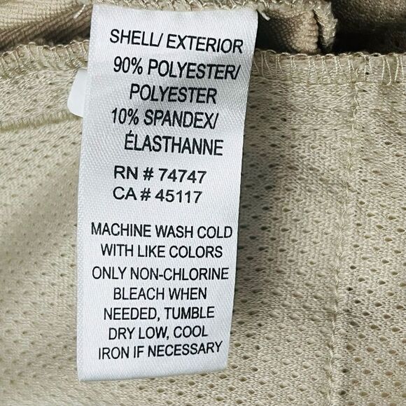 Ascend Hiking Men’s Pants Tan 5 Zip/Pockets Flat Front Sz 38x30 NWOT - Picture 10 of 10